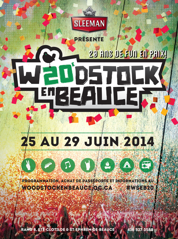 Woodstock en Beauce 2014 - affiche-officielle